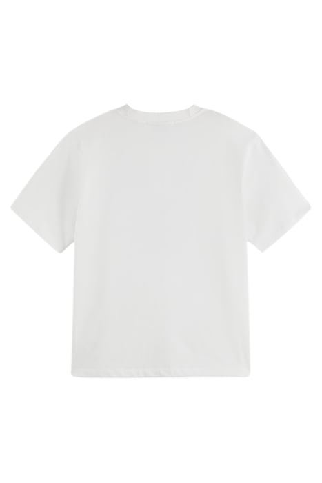 GRAPHIC PRINTED LOOSE-FIT T-SHIRT IN ORGANIC COTTON WHITE 2