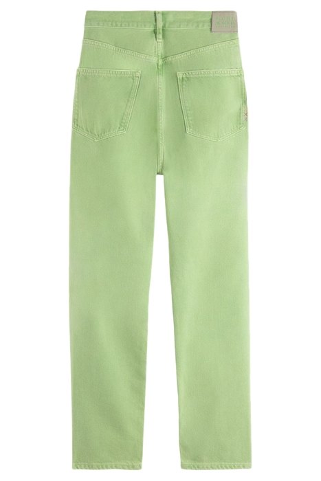 THE BAY BOYFRIEND JEANS — GARMENT DYE COLOURS BRIGHT PARAKEE 2