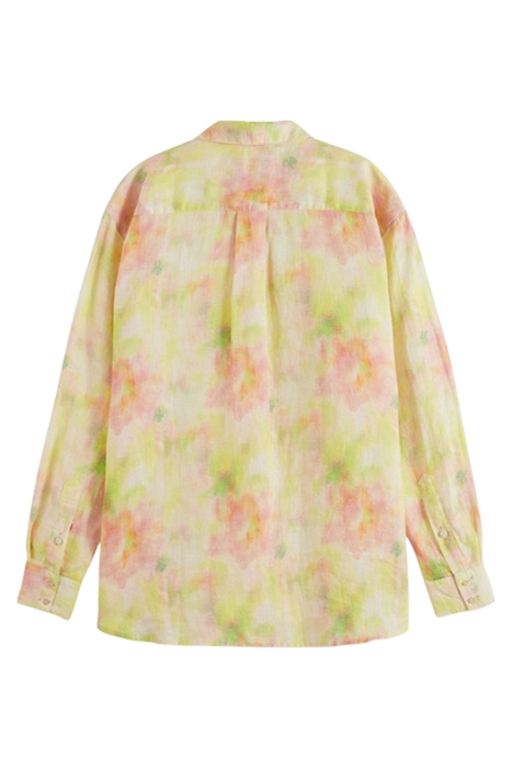 OVERSIZED LINEN SHIRT MULTI TIE DYE 2