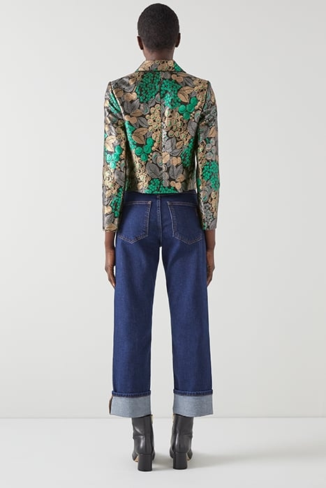 CHARLOTTE CROPPED JACKET MULTICOLOR 3