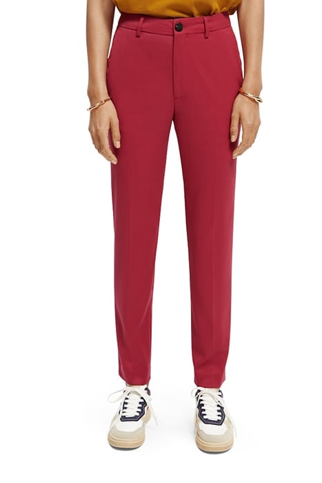 LOWRY - MID-RISE SLIM TROUSERS CHERRY PIE 3
