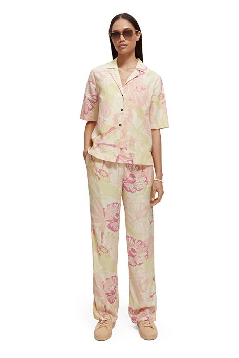 CAMP SHIRT WITH PRINT VONDELFIELD BLOSSOM 5