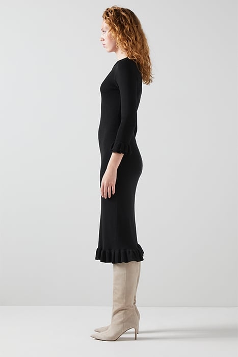 RACHEL MIDI DRESS BLACK 6