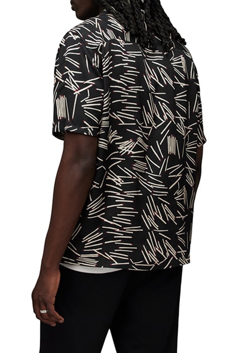 MATCHSTICK SS SHIRT JET BLACK 2