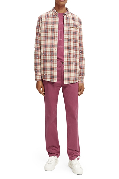 REGULAR-FIT DOUBLE-LAYERED CHECKED SHIRT COMBO A 6