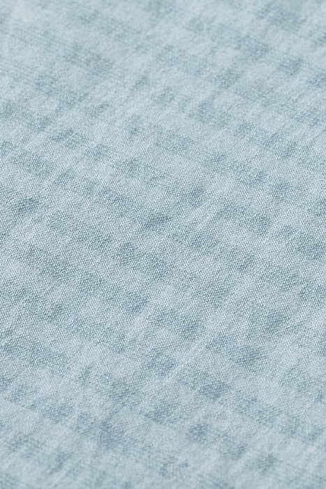 TEXTURED LIGHT WEIGHT DENIM SHIRT WITH SLEEVE ADJUSTERS BLEA 5