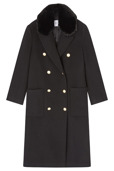 CRAWFORD DOUBLE BREASTED COAT BLACK 3