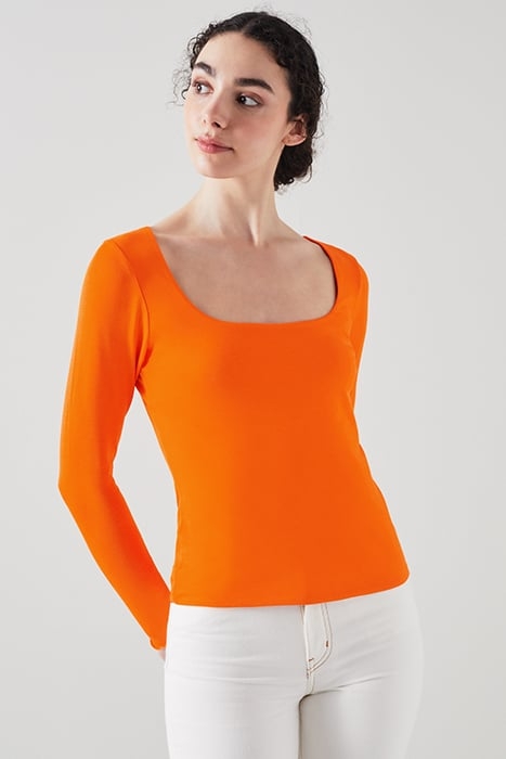 MAY LONG-SLEEVED TOP ORANGE 5