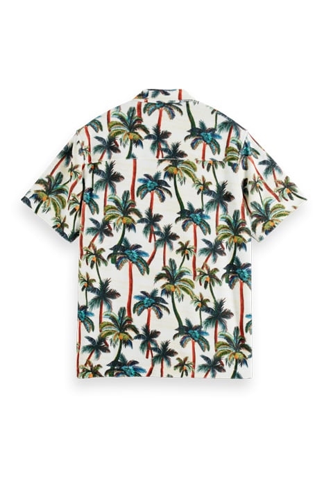 ALLOVER PRINTED TERRY SHIRT PALMTREES 2