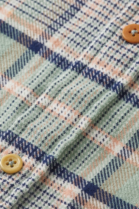 REGULAR-FIT CHECKED FLANNEL SHIRT COMBO B 7