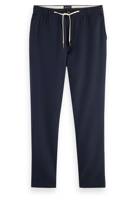 WARREN - COTTON/LINEN JOGGER MARINE 1