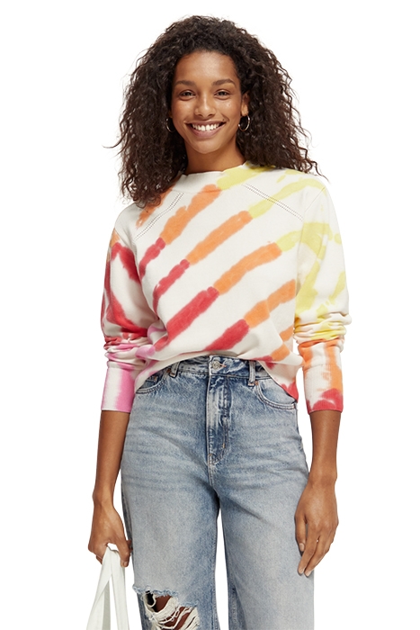 TIE DYE PULLOVER RED/YELLOW TIE DYE 3