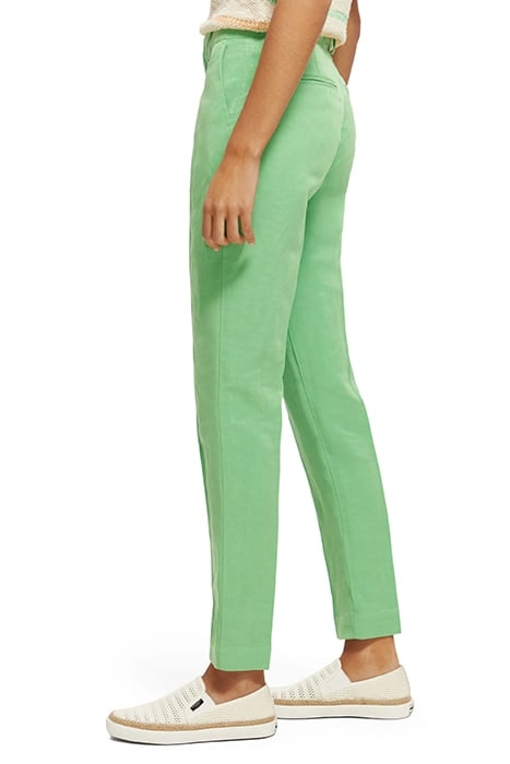 LOWRY - MID RISE SLIM SUMMER EVENT TROUSERS BRIGHT PARAKEET 3