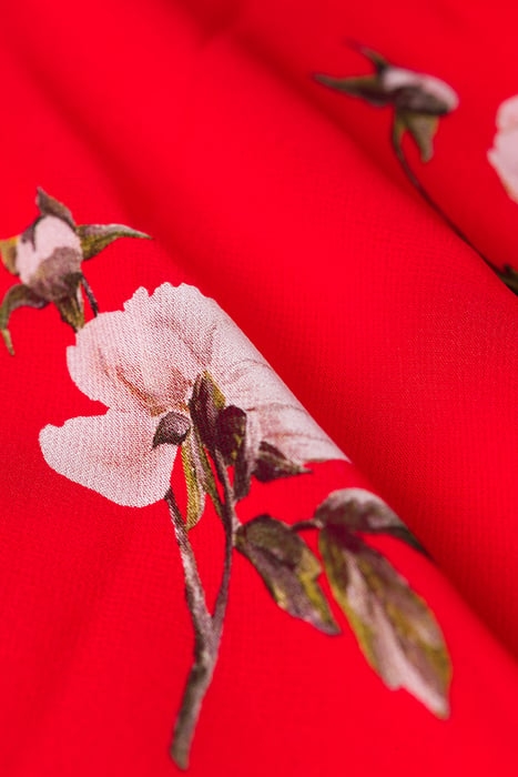 MAXI MATERNITY CHIFFON DRESS LOVERS RED 8