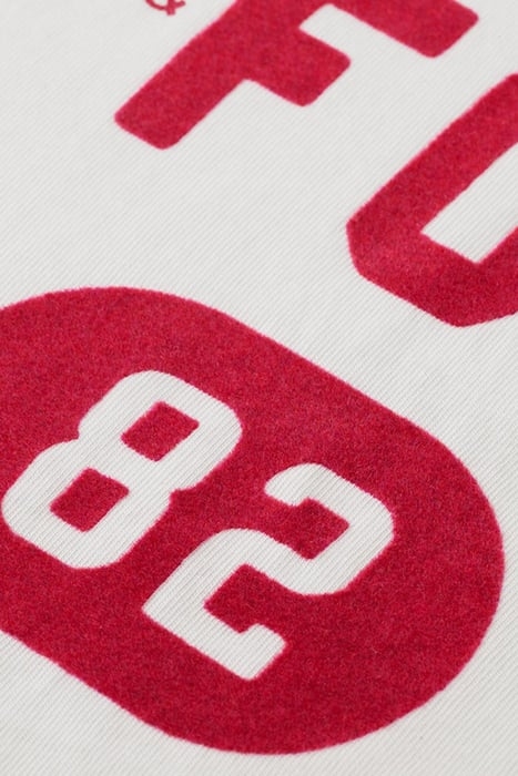 GRAPHIC PRINTED LOOSE-FIT T-SHIRT IN ORGANIC COTTON WHITE 7