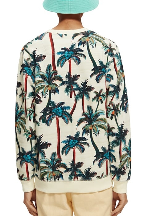 PRINTED SWEATSHIRT OFFWHITE PALMTREES AOP 6