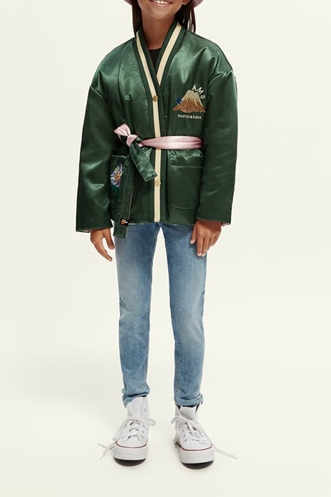 REVERSIBLE SOUVENIR KIMONO BOMBER MILITARY 4