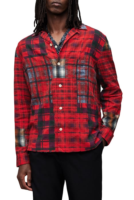 CARREAUX LS SHIRT POSTBOX RED 1