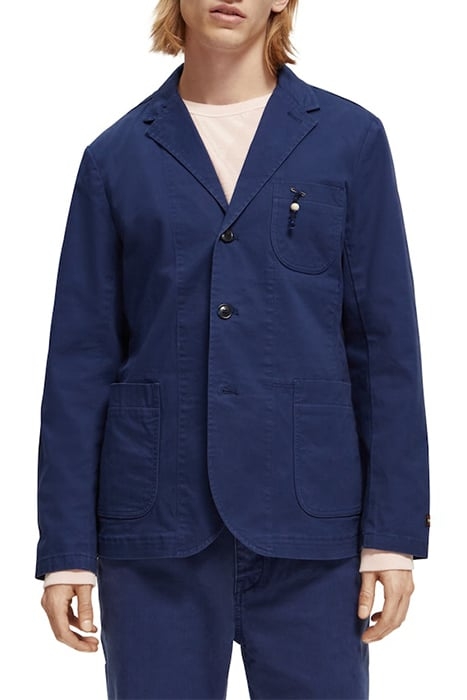 UNCONSTRUCTED 3-BUTTON BLAZER MARINE 2