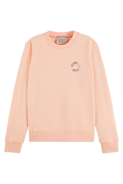 REGULAR FIT CREWNECK SWEATER BLUSH PEACH 1