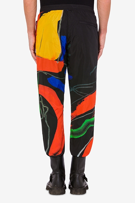 TONY VIRAMONTES ARCHIVE NYLON TROUSERS BLACK 2