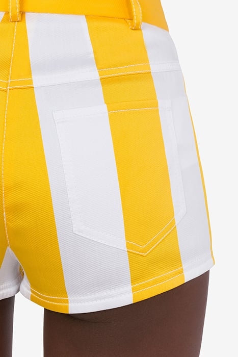 NAUTICAL STRIPED SHORTS YELLOW 4