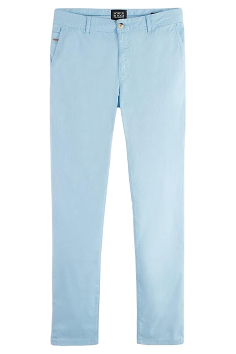 MOTT- GARMENT DYED PIMA COTTON CHINO SEA BLUE 4