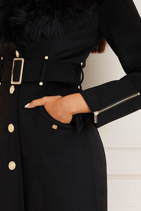 ALICE COAT JET BLACK TRENCH 7