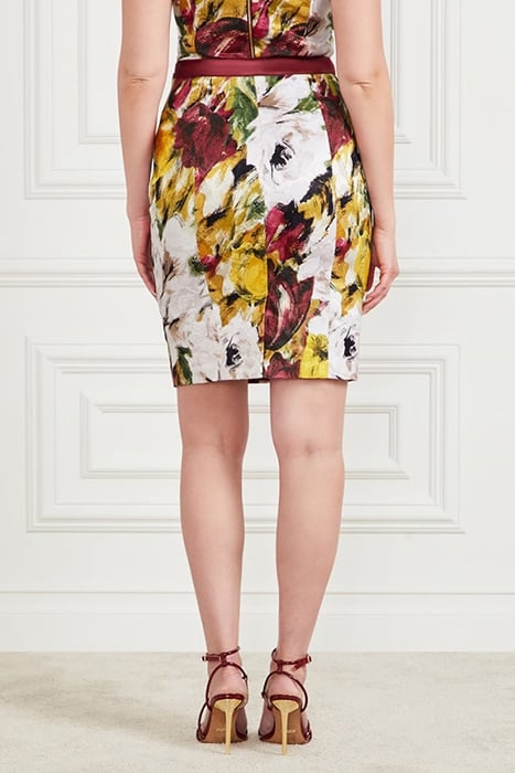 AUTUMN GARDEN BROCAD MINI SKIRT PRINT 2
