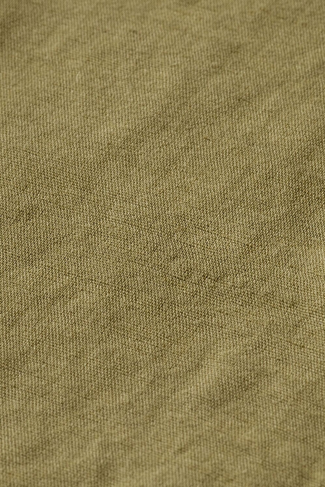LINEN LONG-SLEEVED SHIRT KHAKI 3