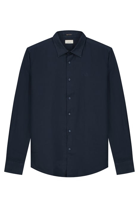 BASIC SHIRT LINEN DK. NAVY 3