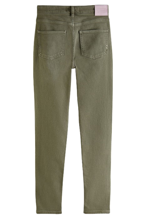 HAUT SKINNY JEANS — GARMENT DYED COLOURS MILITARY GREEN 2