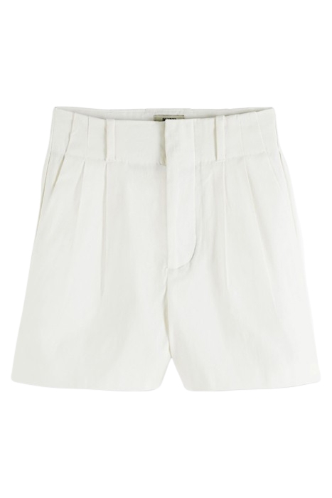HIGH RISE SUMMER SHORTS OFF WHITE 1