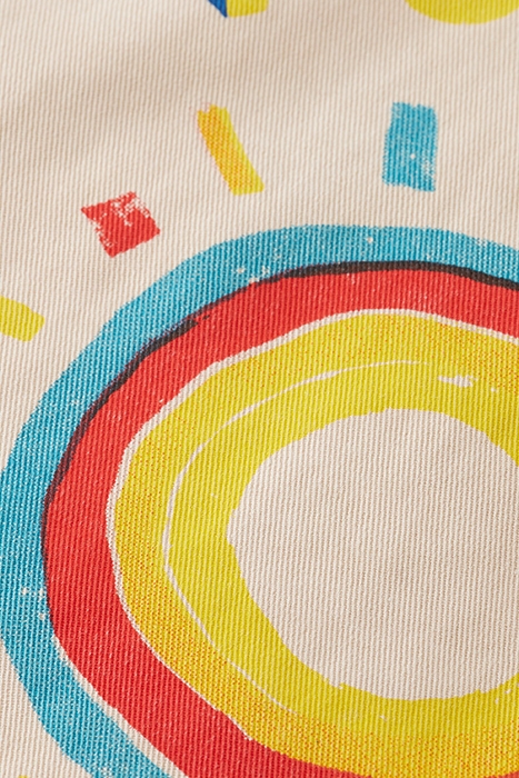 COLOURFUL PLACED ARTWORKS OVERSHIRT SAND 3