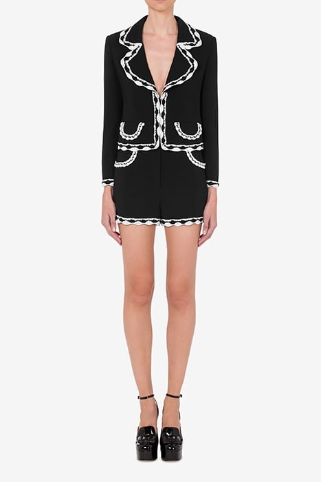 CROCHET DETAILS CADY JACKET BLACK 1