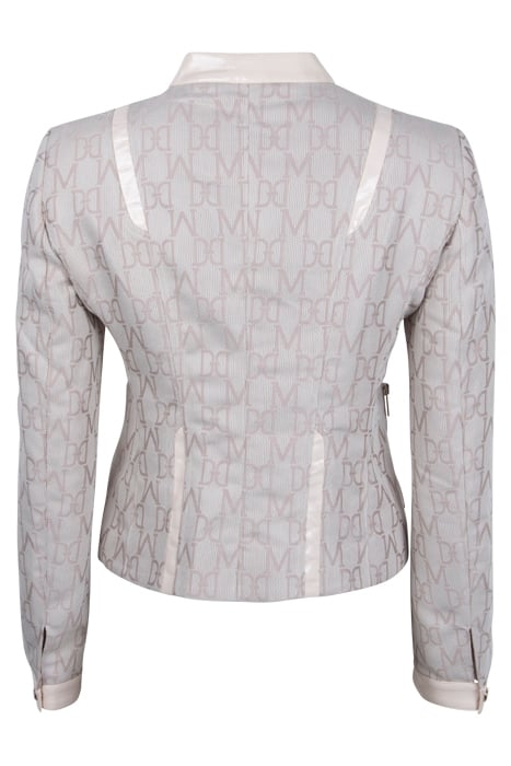 LOGO JACQUARD JACKET SANDY SHORE LEATHER & BIKER MONOGRAM 2