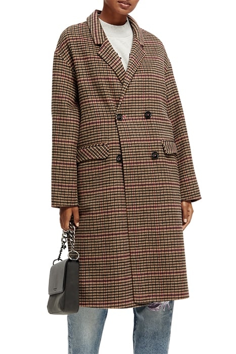 DOUBLE BREASTED WOOL BLEND COAT HERITAGE POP 4