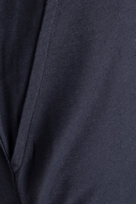 WIDE LEG LINEN TROUSER BLACK 3