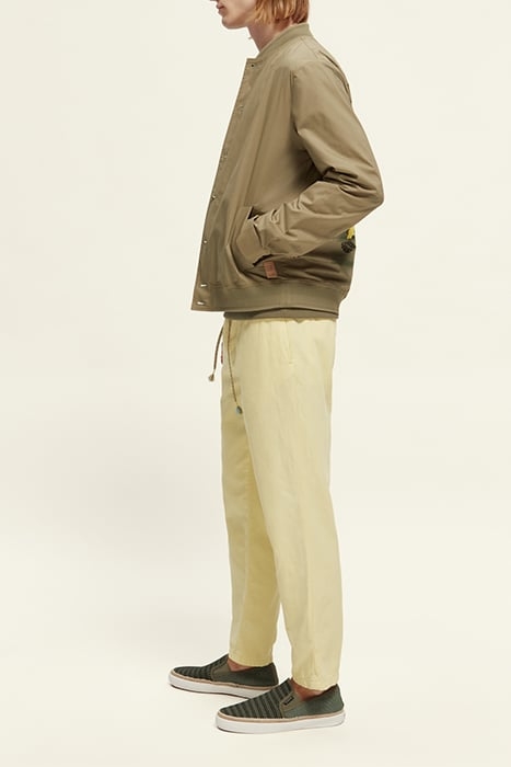 LIGHTWEIGHT POPLIN BOMBER KHAKI 5