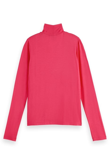 TURTLE-NECK LONG SLEEVED TOP COSMIC PINK 2