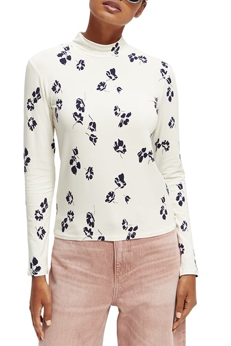 ALL-OVER PRINT SLIM-FIT LONG SLEEVE T-SHIRT TULIPS 3