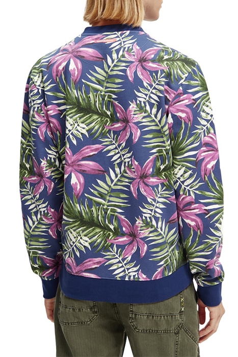 PRINTED CREWNECK FELPA SWEATSHIRT IN ORGANIC COTTON COMBO E 3