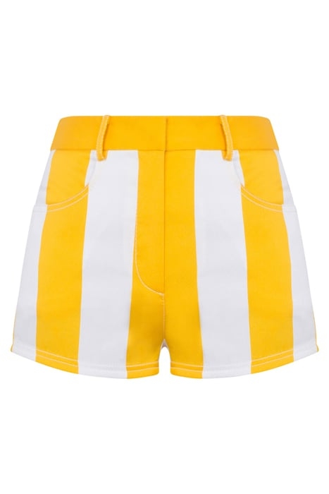 NAUTICAL STRIPED SHORTS YELLOW 3