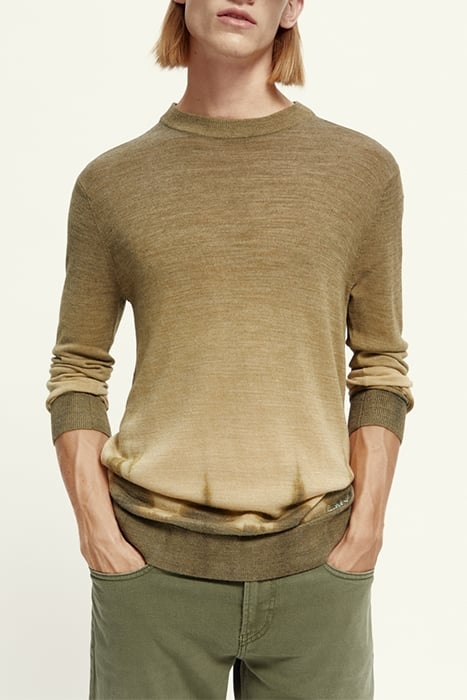 TIE-DYED WOOL-BLEND CREWNECK PULLOVER COMBO C 2