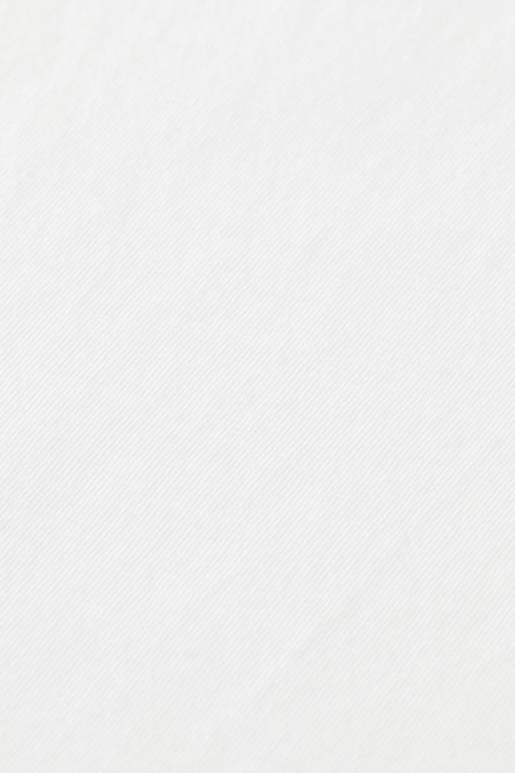 SCOOP-NECK LADDER TAPE T-SHIRT WHITE 6