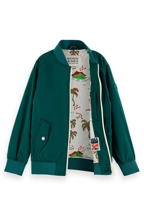 WATER-REPELLENT BOMBER JACKET FOREST 3