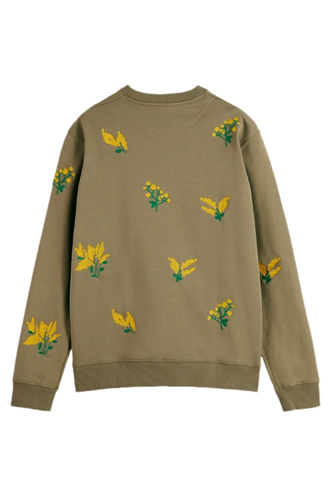 EMBROIDERED SWEATSHIRT KHAKI 7