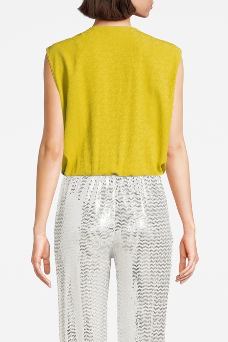 INES 12 BODY CREPE DE CHINE JA ANTIQUE MOSS 2