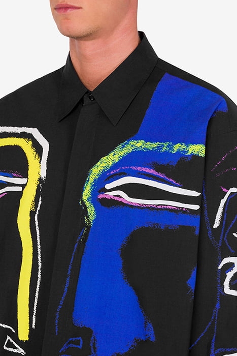 TONY VIRAMONTES ARCHIVE POPLIN SHIRT BLACK 4