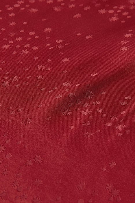 FLUTTER SLEEVE WOVEN TOP DEEP RASPBERRY 3